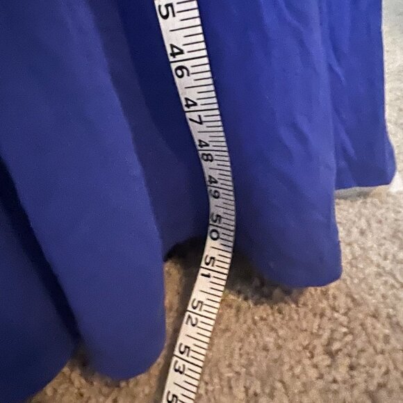 2b Bebe Blue Strapless Maxi Dress with Studded Detail – Size S - Picture 6 of 8